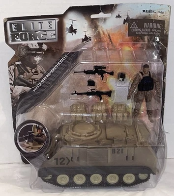 M1130 Desert Armored ELITE FORCE-New Sealed by BLUE BOX-Military w/Figure - Image 1 of 4