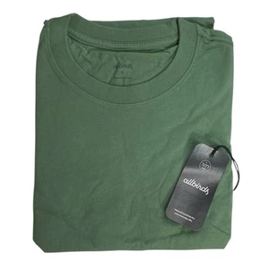 Allbirds T-Shirt Herren XS Grün Kurzarm Allgood Tee Bio Baumwolle Weich Neu mit Etikett - Bild 1 von 6