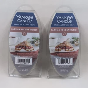 Yankee Candle Parisian Holiday Brunch cera se derrite 2,6 oz - Paquete de 6 *Lote de 2* - Imagen 1 de 3