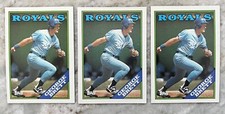 George Brett Lot Of 3 1988 Topps Baseball #700 Kansas City Royals HOF