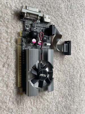 MSI NVIDIA GeForce 210 (N210-MD1G/D3) 1GB GDDR3 SDRAM PCI Express x16... - Image 1 of 2