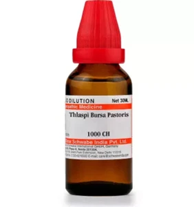 Dr Willmar Schwabe India Thlaspi Bursa Pastoris 1000 CH Dilution 30 ml W302 - Picture 1 of 5