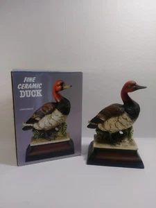 Ceramic Vintage 1983 Duck Figurine (Canvasback) 9" x6" - Picture 1 of 1