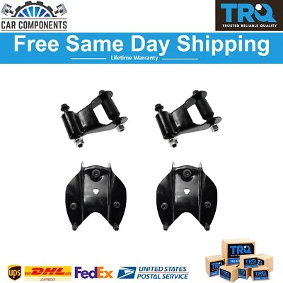 Rearward Leaf Spring Shackle & Bracket Hanger Set LH & RH Sides For 1997-04 Ford - Image 1 of 3