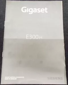 Siemens Gigaset E300H, Manual de instrucciones del teléfono. #K-360-12 - Imagen 1 de 3