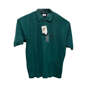 Bugle Boy Polo Short Sleeve Collared, Logo, Green Size Large Spread Collar New. - Picture 1 of 6
