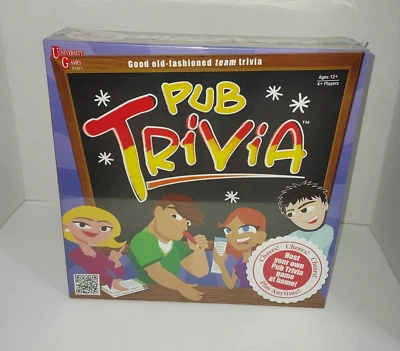 PUB TRIVIA Good Old-Fashioned Team Trivia University Games NEW & SEALED - Image 1 of 2