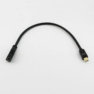 30cm Mini DisplayPort Male to Female M/F Mini DP Video Extension Connector Cable - Image 1 of 4