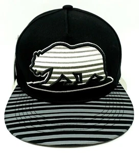 CALIFORNIA REPUBLIC Snapback Cap Hat CA CALI Bear Flag OSFM NWT - Picture 1 of 5