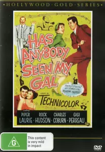 HAS ANYBODY SEEN MY GAL DVD 1952 NEW Region 4 Piper Laurie, Rock Hudson RARE - Picture 1 of 1