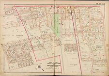 1913 ENGLEWOOD TEANECK BERGEN COUNTY NEW JERSEY MACKEY PARK BROMLEY ATLAS MAP