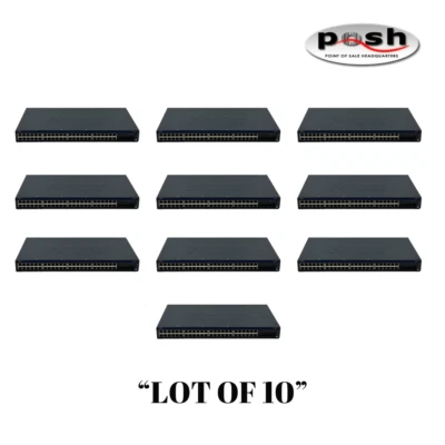 "Lot of 10" Juniper EX2200 48-Ports 1000Base-T Ethernet Switch - w/line cord - Image 1 of 4