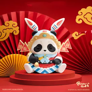 Carino Panda Roll Happy New Year 2023 Figure Modello Statue Collezione Giocattoli 22,5 cm - Foto 1 di 7