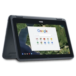 Dell Convertible Touchscreen Chromebook 11 3189 Celeron 1.60GHz/4GB/32GB SSD - Picture 1 of 5