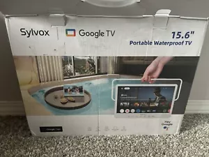 SYLVOX 15.6 inch Portable TV Battery Powered Google TV 12V DC 1080P Waterproof - Picture 1 of 6