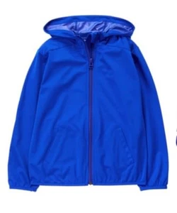 GYMBOREE GYMGO Cobalt Blue Full Zip Hoodie NWt Wind Breaker Coat Jacket Xxs 2t - Picture 1 of 1