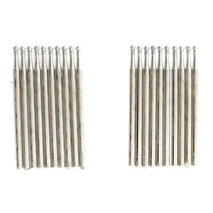 20Pcs Diamond Grinding Bits 1.8 mm Ball Spherical Head Lapidary Tools for Stone - Picture 1 of 13