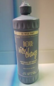 RARE - Roux Nice Change Hair Color Lotion, # 33 WILD FIRE, 16oz.