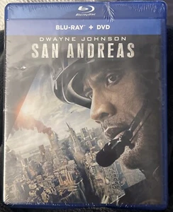 San Andreas (Blu-Ray & DVD, 2015) NEW Free Shipping Dwayne Johnson - Picture 1 of 3