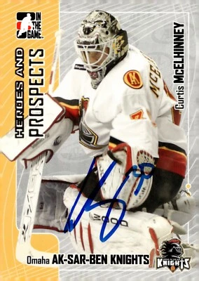 Curtis McElhinney - Signed 2005-06 In The Game Heroes And Prospects Card #249 - Image 1 of 2