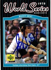 2001 Upper Deck Decade 1970's Signed MLB Baseball Card AUTO You Pick 1 for Set