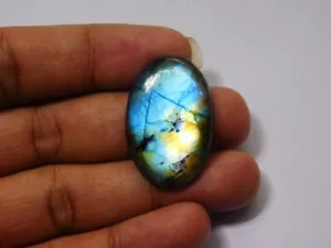 Piedra Labradorita Espectrolita Natural Multi Cabujón Piedra Preciosa 44 Cts. ME-8521 - Imagen 1 de 4