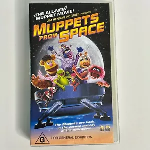 Franqueo rastreado probado en VHS de los Muppets From Space - Imagen 1 de 4