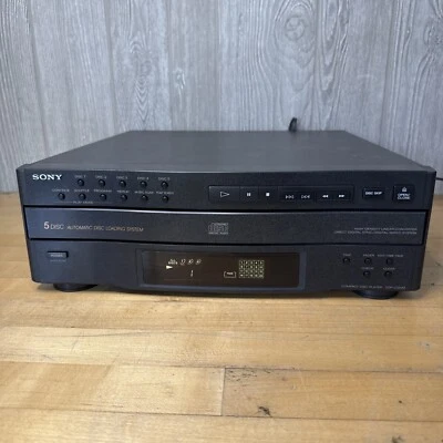 Sony CDP-C322M 5 discos cambiador reproductor unidad de varios discos para piezas o reparación Foto 1 de 4
