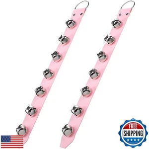 Frienda Hanging Jingle Sleigh Bells 7-Bell Dog Doorbells for Door Knob Faux L - Picture 1 of 5