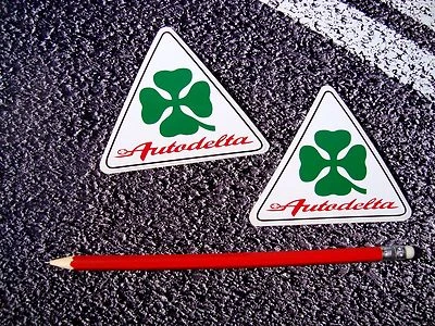 ALFA ROMEO Adesivi Ali Trifoglio Foglia Autodelta Brera S 159 146 Alfasud GTV GTA