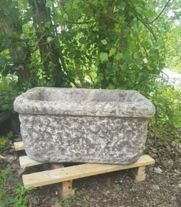 LAVANDINO LAVABO LAVELLO VASCA DA ESTERNO PER GIARDINO IN CEMENTO MARMO PIETRA - Foto 1 di 7