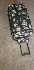 Flower Print Duffle Bag Style Luggage 