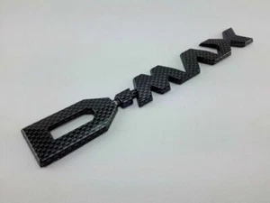 Logo DMAX Black 3D For ISUZU Pickup dodge international diesel Trucks Auto Car - Picture 1 of 5