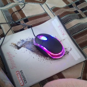 Gaming Mice Mouses For PC Laptop 1200 DPI USB Wired Optica - Picture 1 of 13