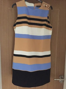 1 Damen Miss Selfridge gestreiftes Kleid - Gr. 14 - ungetragener Zustand - Bild 1 von 7