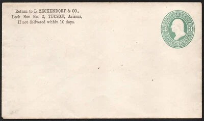 U145? UNITED STATES US postal stationery 3c , used , unposted - Image 1 of 2