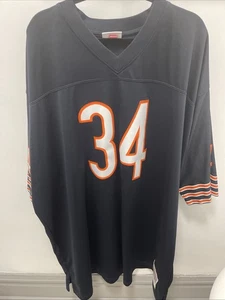 Chicago Bears Walter Payton #34 Mitchell & Ness Navy 1985 NFL Legacy Jersey 5XLT - Picture 1 of 11