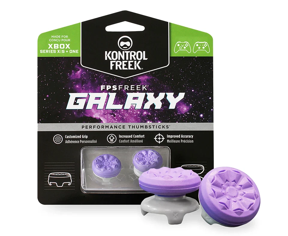 KONTROLFREEK Kontrol Freek Xbox Performance FPS Thumbsticks Thumb Grips - Galaxy Purple