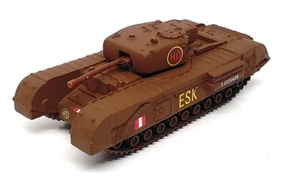 Corgi Appx 9cm Long Diecast CS90637 - Churchill MkIII Tank - Brown - Image 1 of 4