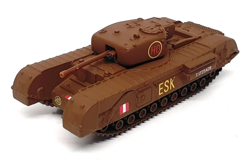 Corgi Appx 9cm Long Diecast CS90637 - Churchill MkIII Tank - Brown - Image 1 of 4