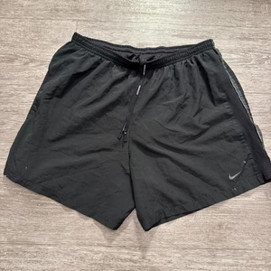 Nike Shorts Mens Large Black Flex Stride Running Pull On Drawstring Active Gym - Picture 1 of 10