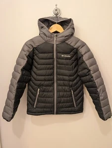 Columbia Youth Boy’s Omni Heat Coat Full Zip Puffer Jacket Black Size L (14/16) - Picture 1 of 13