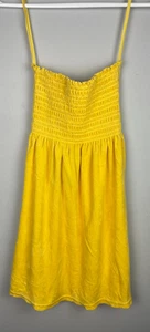 Y2K Juicy Couture Yellow Terry Cloth Tube Dress Size Small NWT - Picture 1 of 9