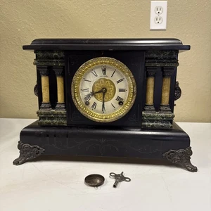 The Sessions Clock Co Eight Day Mantle - Doesn’t Run Good / Chime - Picture 1 of 18