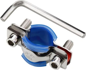 Fix Sinking Office Chair, 304 Stainless Steel Gas Lift Cylinder Silver, Blue - Picture 1 of 6