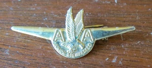 Vintage American Airlines AA Junior Stewardess Metall Flügel Pin - Bild 1 von 2