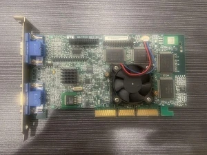 Matrox G400 DualHead AGP Graphics Card – 32MB VGA × 2 Tested Working Retro - Picture 1 of 24