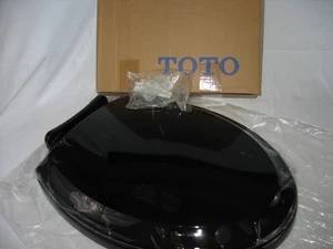 Toto SS224#51 Guinevere SoftClose Elongated Toilet Seat Ebony Black -NEW- - Picture 1 of 5
