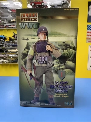 Elite Force WWII US Army 1st Infantry Division LT Chuck Hayes 1:6 Scale NEW - Image 1 of 4