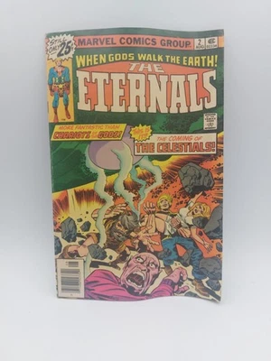 Eternals #2 (Marvel Comics, Aug 1976) 1st Ajak & Celestials Comic Book - Image 1 of 4